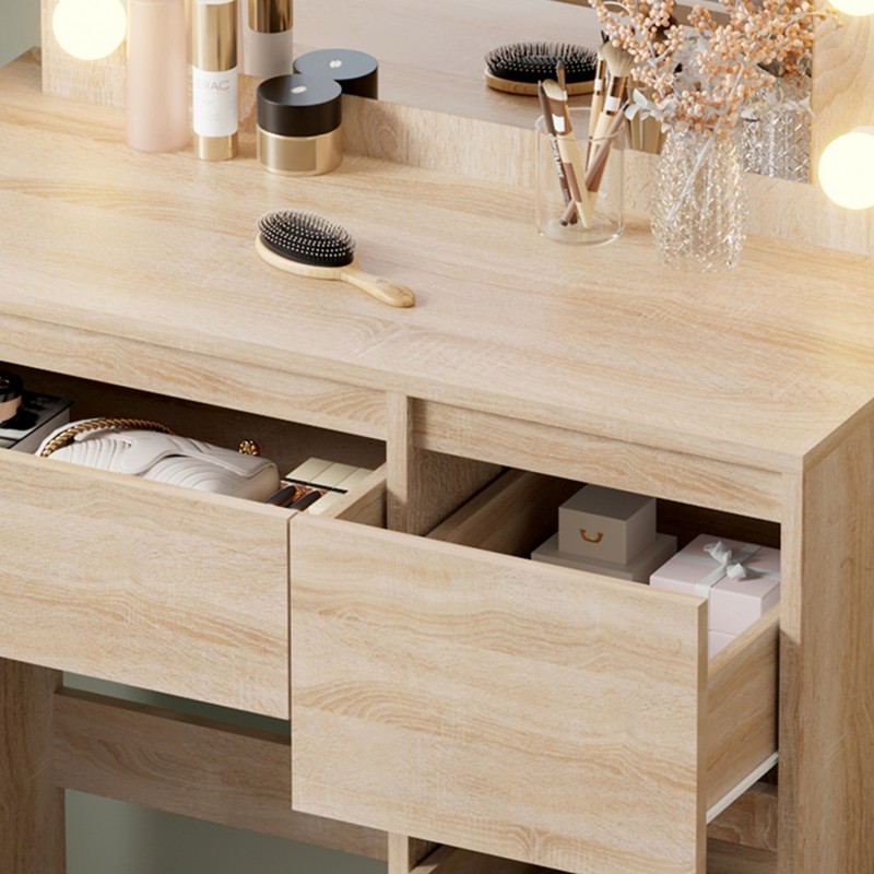 Τουαλέτα Keitlin με LED Φωτισμό σε Sonoma
