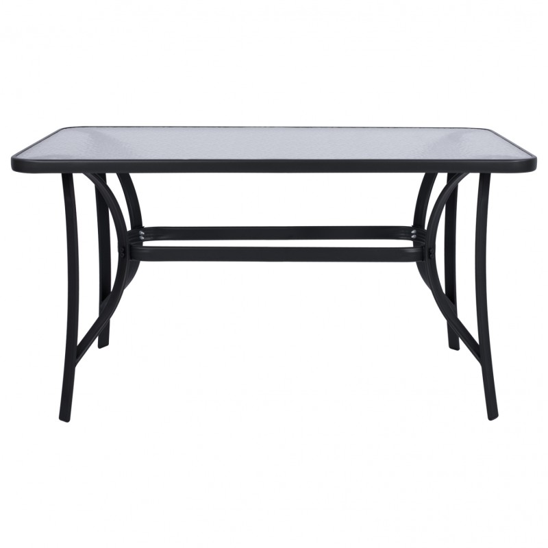 Ορθογώνιο Τραπέζι Bruno 140x80 Ανθρακί