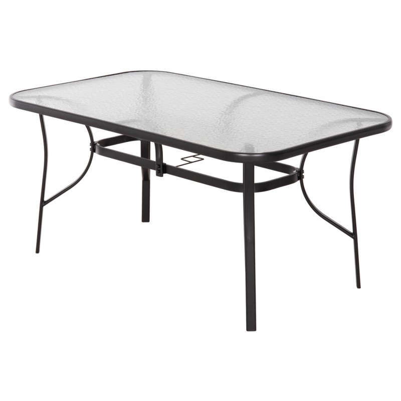 Ορθογώνιο Τραπέζι Bruno 150x90 Μαύρο
